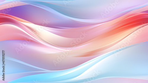 Seamless opalescent sheen with pastel rainbow reflections