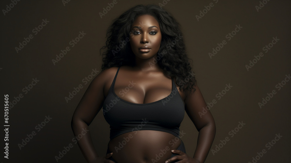 Portrait of a woman in lingerie. Generative Ai Portrait of a woman in lingerie. Generative Ai