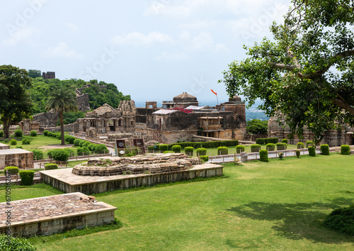 Chittor fort garden, Rajasthan, Chittorgarh, India photo