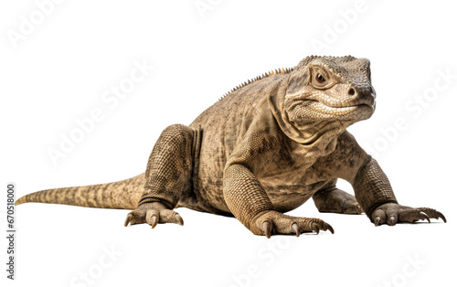 The Komodo Dragon Apex Predator on isolated background ©  Creative_studio