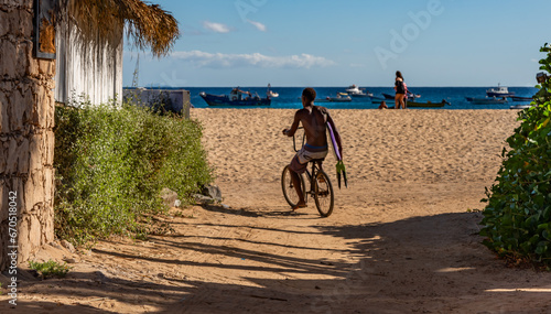 views around Santa maria, on teh island of Sal, Cape Verde photo