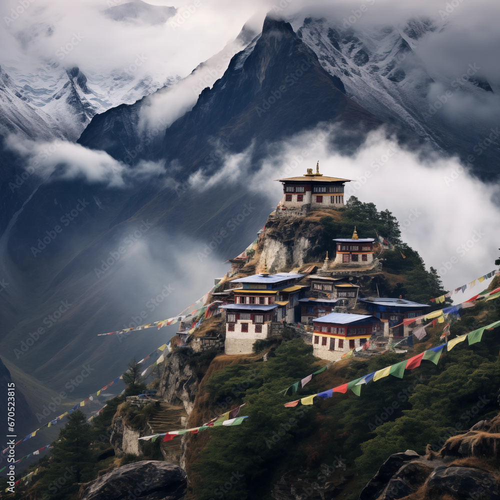 monastery high in the mountains monastery high in the mountains