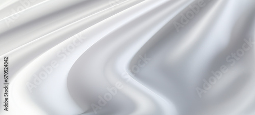Smooth elegant rippled white silk or satin luxury cloth texture, wedding background, beautiful soft blur pattern natural, Abstract background design luxury white cloth
