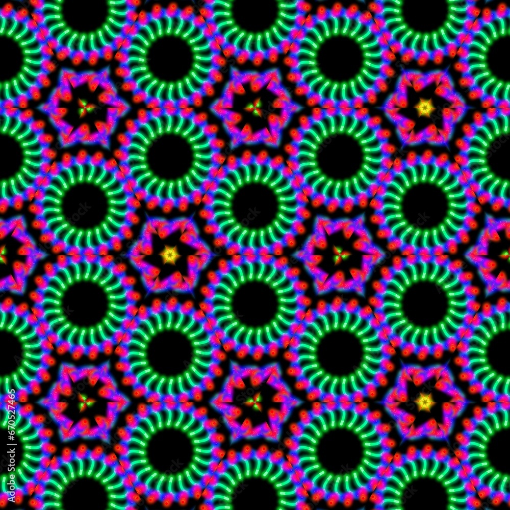 Abstract kaleidoscope background. Beautiful multicolor