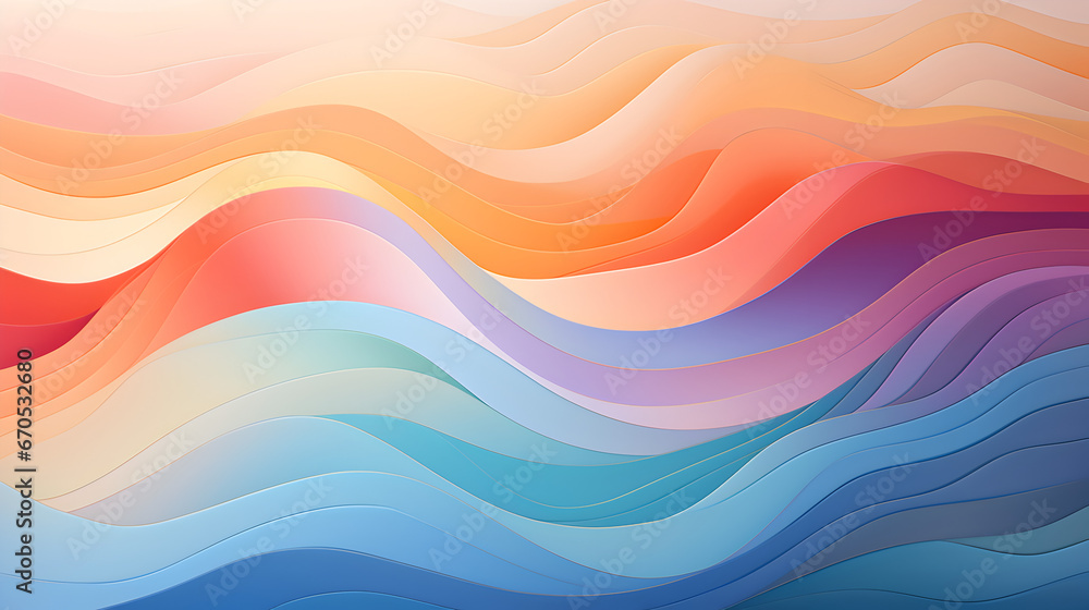 HQ Abstract Pastel Curve Illustration, Smooth Colored Waves Background 4K HQ Abstract Pastel Curve Illustration, Smooth Colored Waves Background 4K
