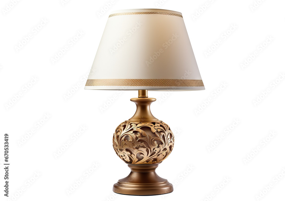Stylish table lamp cut out Stylish table lamp cut out