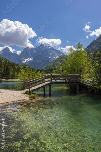 Jasna pond near Kranjska Gora, Triglavski national park, Slovenia