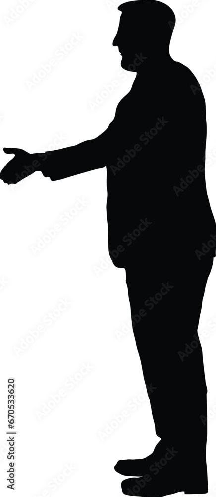 Official man silhouette or vector file 