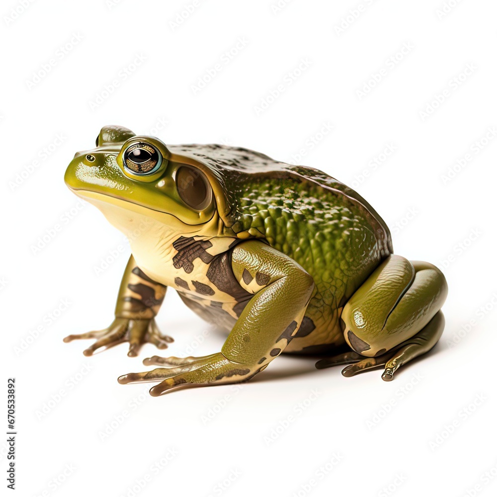 Fototapeta premium American bullfrog Lithobates catesbeianus