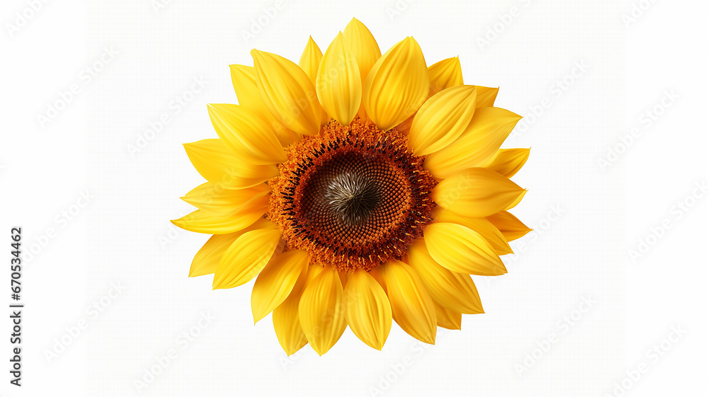 sunflower isolated on white background sunflower isolated on white background