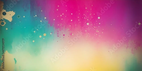 Watercolor splashon surface. AI generated illustration photo