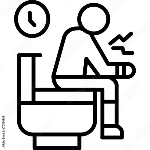 Constipation Icon