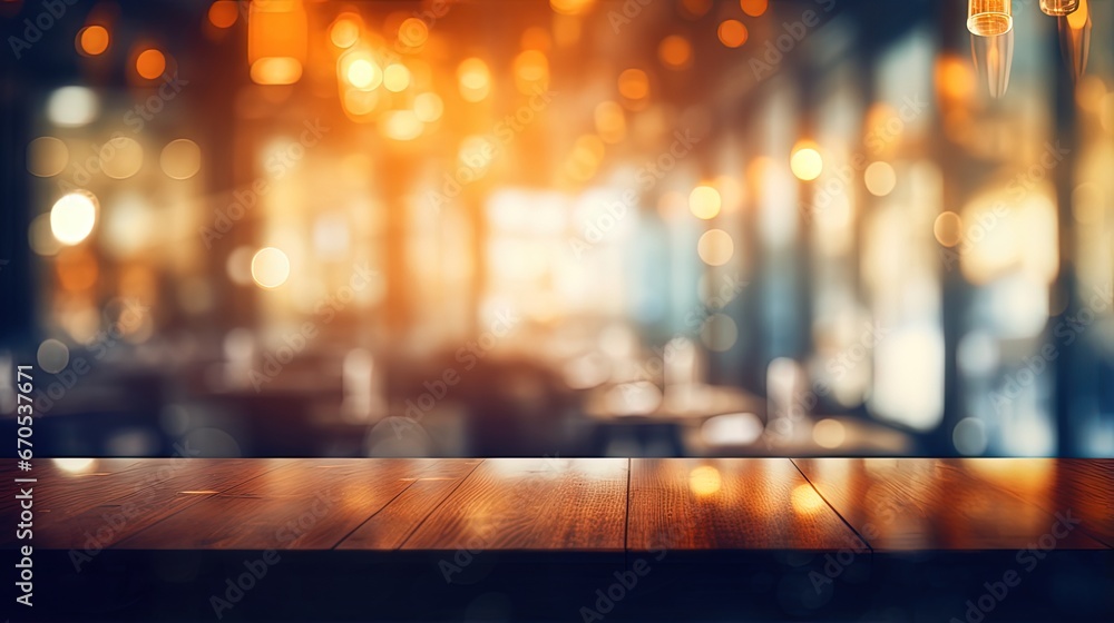 Abstract blur bokeh in restaurant background for texture. Abstract blur bokeh in restaurant background for texture.