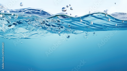 background with moving water and bubbles