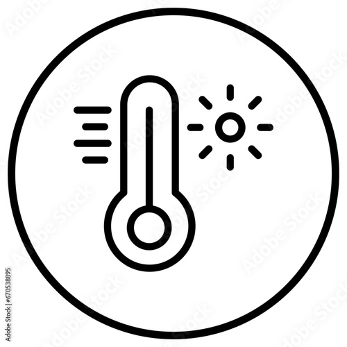 Hot Vector Icon Design Illustration