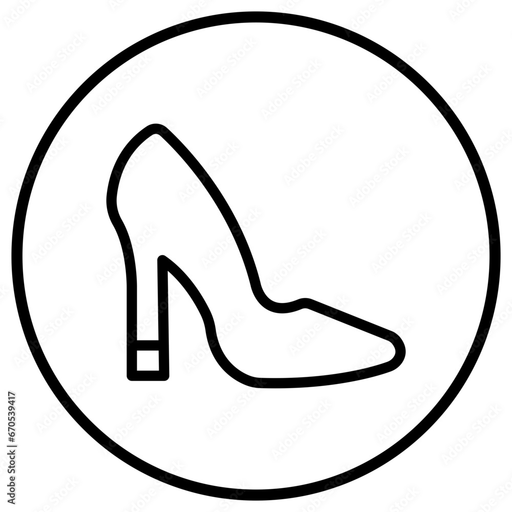 Heels Vector Icon Design Illustration Heels Vector Icon Design Illustration