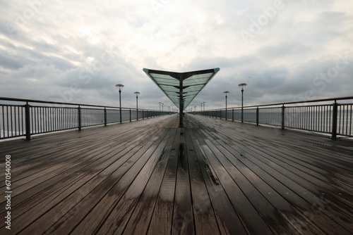 Photography pier on the sea