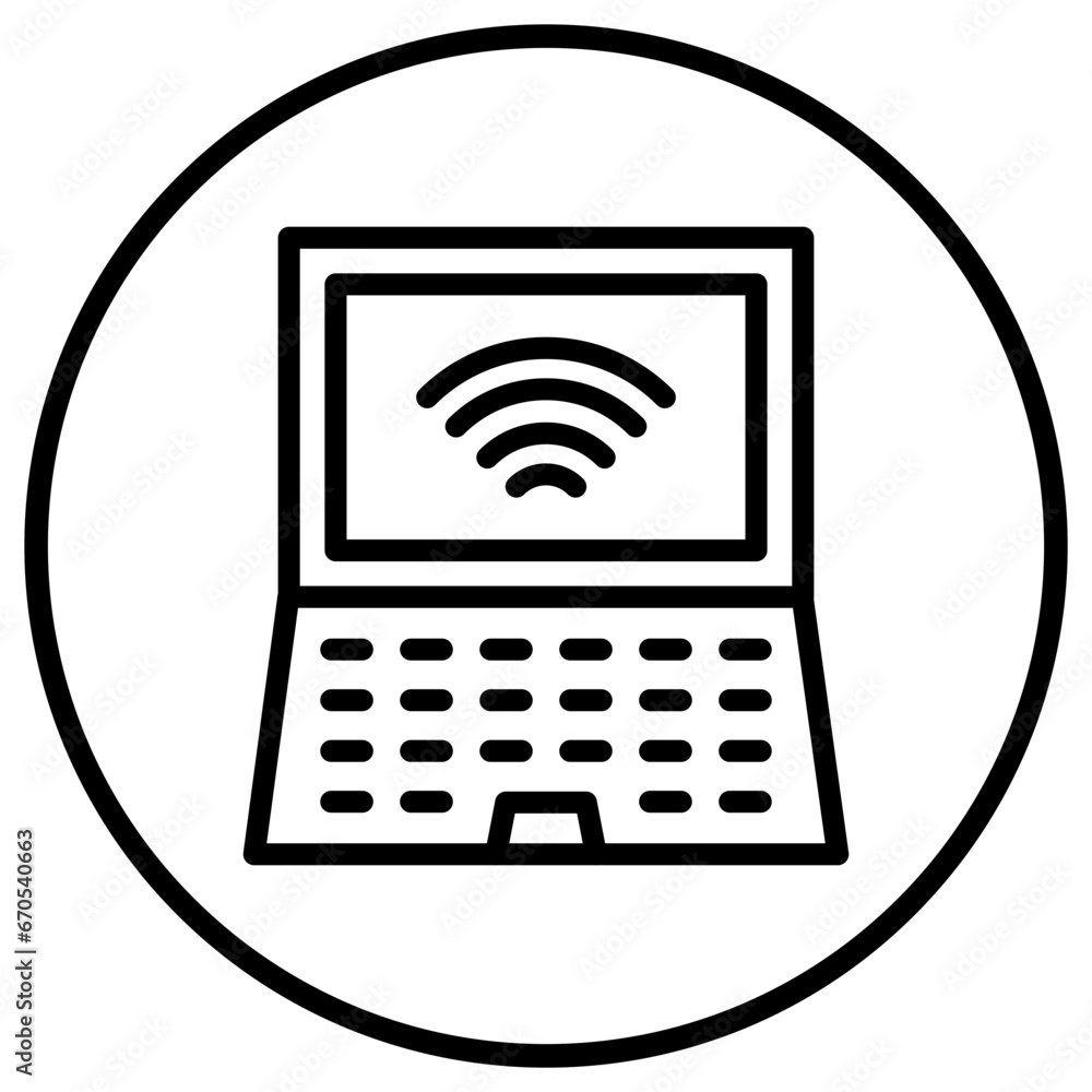 Laptop Vector Icon Design Illustration Laptop Vector Icon Design Illustration