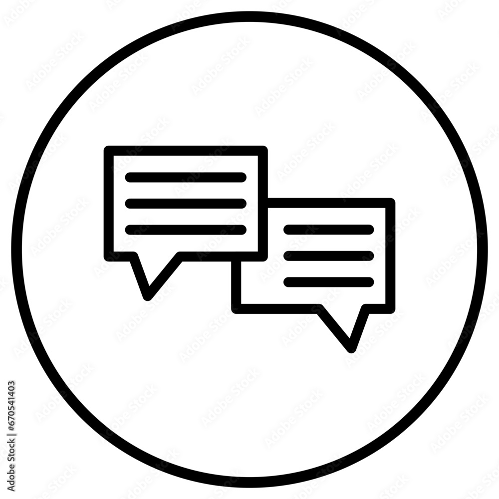 Chat Vector Icon Design Illustration Chat Vector Icon Design Illustration