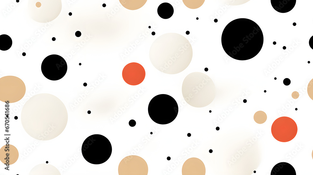 Monochrome Scandinavian minimalist lines and dots pattern Monochrome Scandinavian minimalist lines and dots pattern