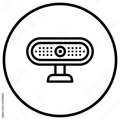 Webcam Vector Icon Design Illustration