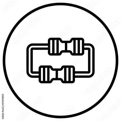 Resistance Vector Icon Design Illustration