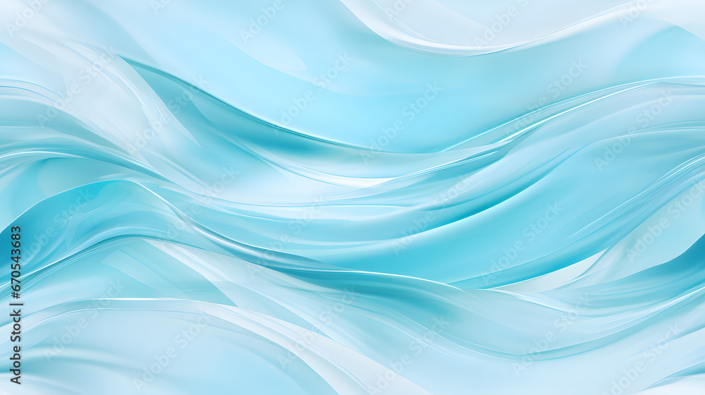 Fototapeta premium Translucent glass mimicking ocean waves pattern