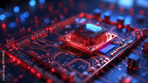 processor unit chipset that illustrates the following concepts related to cybersecurity: Adversarial machine learning, Deep learning, Threat Intelligence, Autonomous Security Systems, Natural Language photo