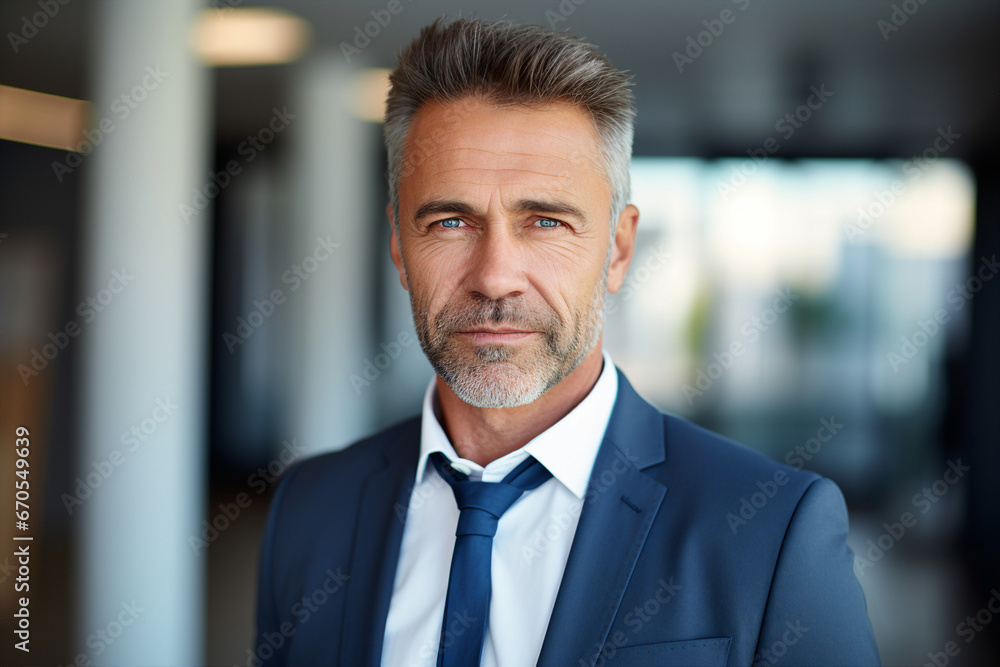 Generative ai modern technology portrait of attractive virile man specialist ceo in office Generative ai modern technology portrait of attractive virile man specialist ceo in office