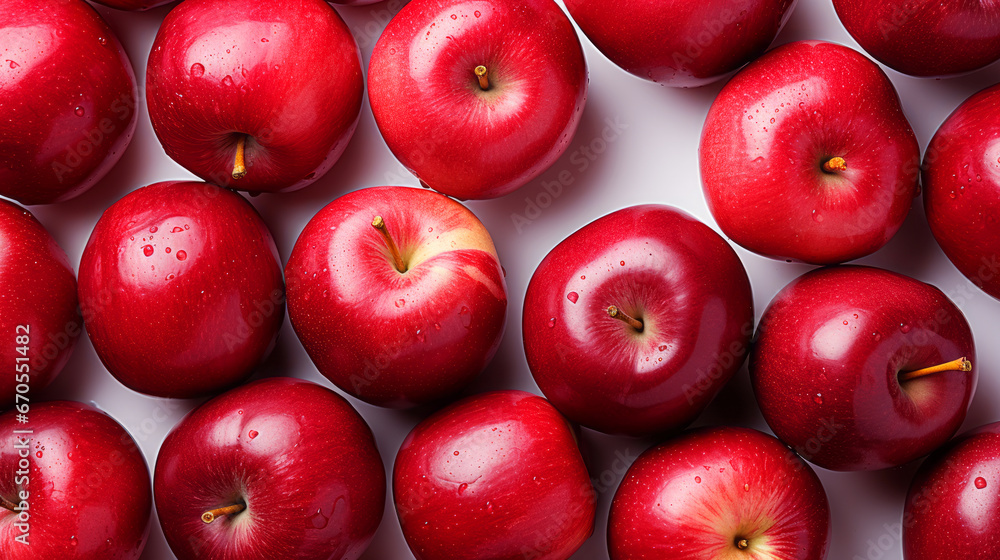 Fresh apple slice background on white background Fresh apple slice background on white background