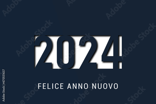 felice anno nuovo - buon anno 2024