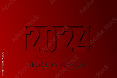 felice anno nuovo - buon anno 2024