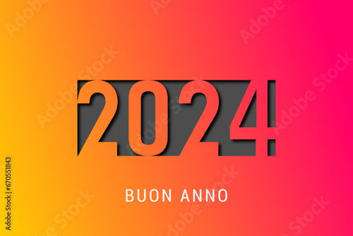 felice anno nuovo - buon anno 2024