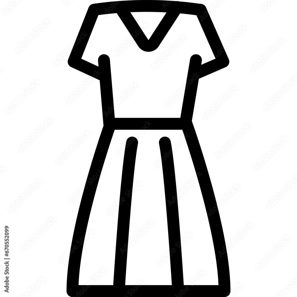 Dress icon vector illustration for web and mobile Dress icon vector illustration for web and mobile
