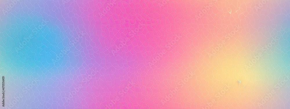 Seamless Pastel color gradient background grainy pink blue yellow retro summer noise texture effect wide banner backdrop design. Color gradient, ombre. Matte, shimmer, noise. Colorful. Template.