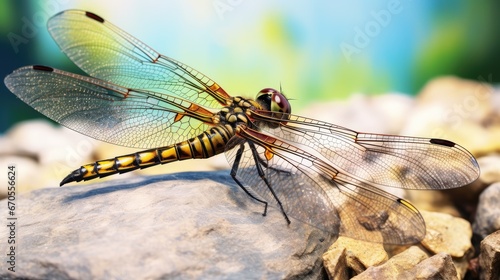 dragonfly close up © faiz