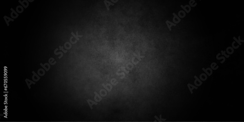  Abstract design with grunge black and white background . Old cement wall . scary dark texture of old paper parchment and .decorative plaster or concrete with vignette paper texture design .Dark wall