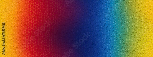 Seamless Yellow blue red abstract grainy color flow wave dark noise texture cover header poster wallpaper design. Color gradient ombre blur. Noise grain rough grunge. Design.