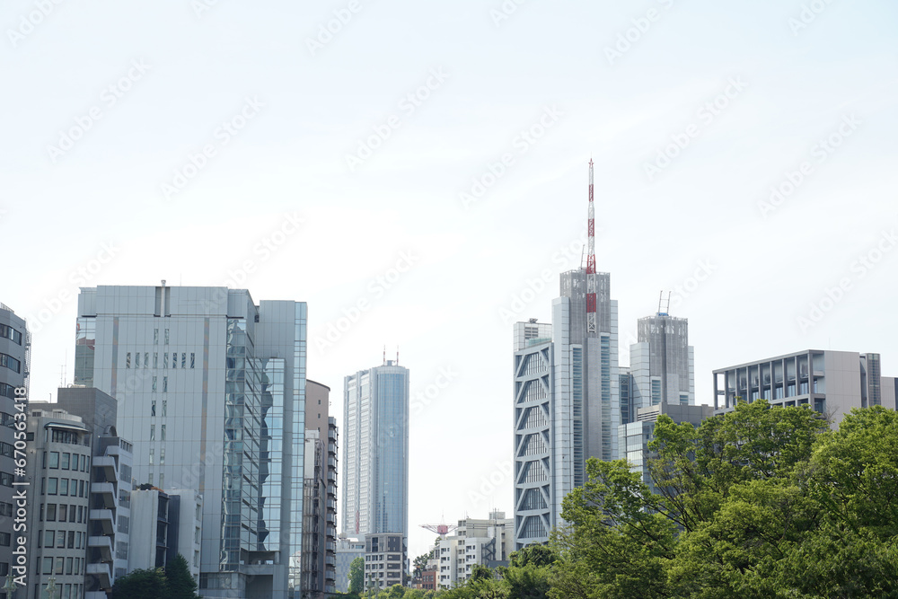 Tokyo Building Scenery in Japan