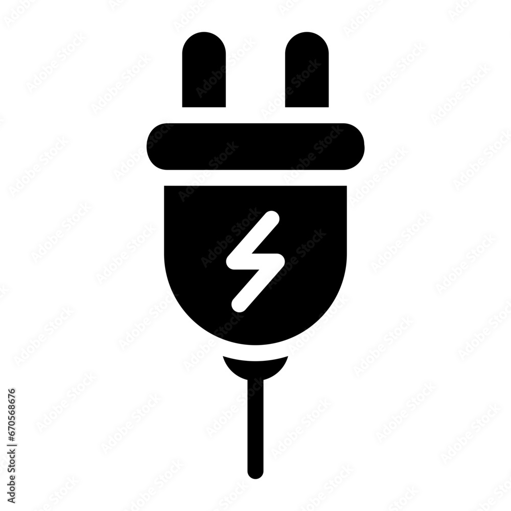 plug glyph icon plug glyph icon