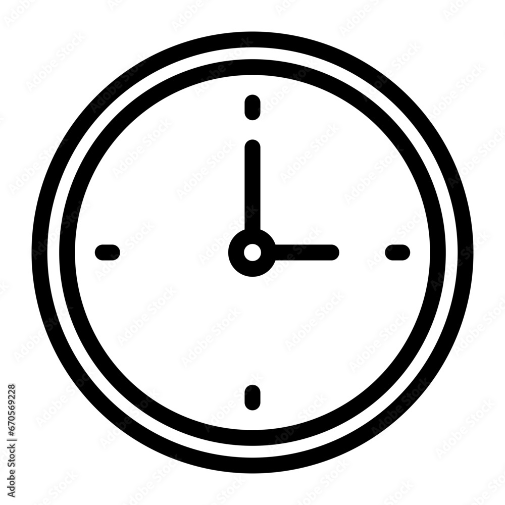 clock line icon clock line icon