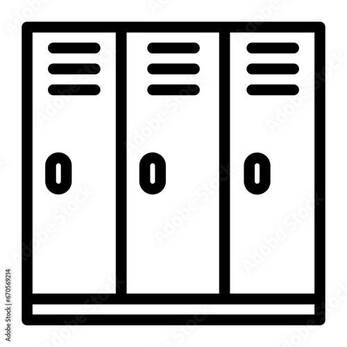 cabinet line icon