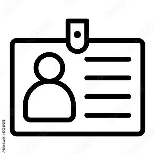 identity line icon