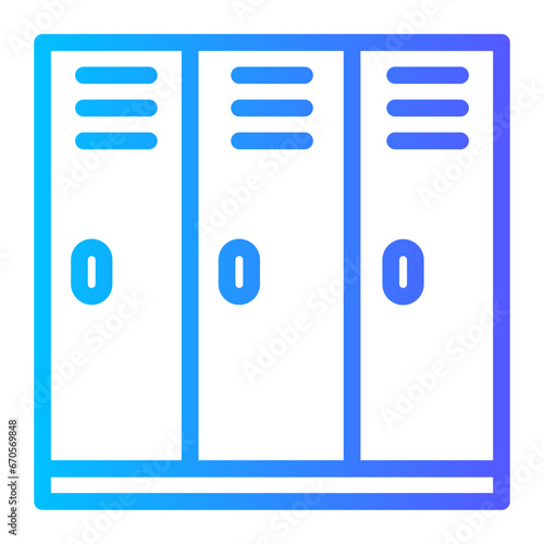 cabinet gradient icon