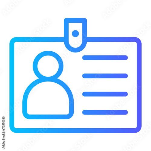 identity gradient icon