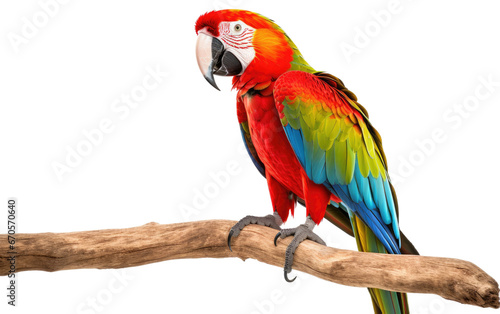 Brilliant Scarlet Macaw Bird Transparent PNG