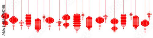 chinese new year. Chinese lanterns vector with transparent background eps 10