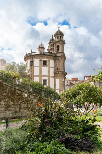 Church of the Pilgrim Virgin in the city of Pontevedra, in Galicia, Spain.
