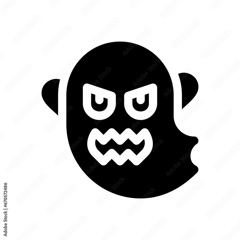 ghost glyph icon ghost glyph icon