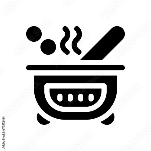 cauldron glyph icon